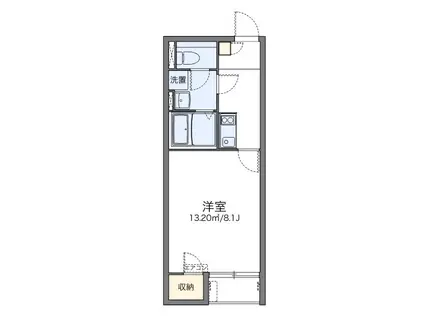 グレイス(1K/1階)の間取り写真