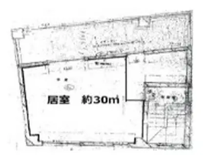 千代田三田ビル(ワンルーム/6階)の間取り写真