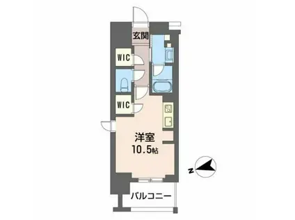 ザ・十日市プレイス(ワンルーム/3階)の間取り写真