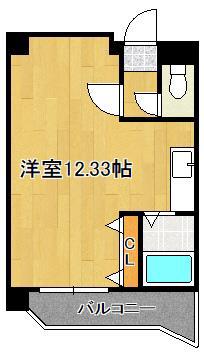 第IIIコーポあけみ(ワンルーム/3階)の間取り写真