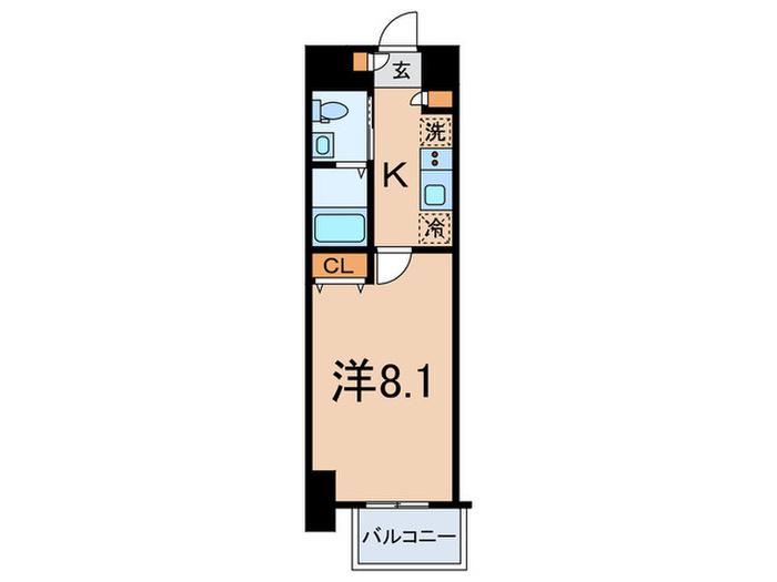 LIGHTHOUSE大塚(1K/9階)の間取り写真