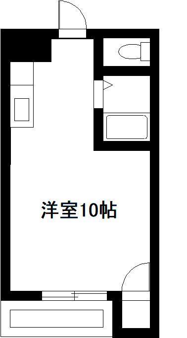 田中第2ビル(ワンルーム/3階)の間取り写真