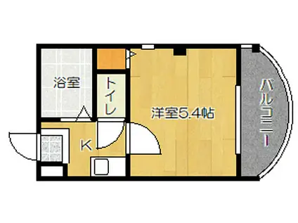 SENSE SNT センス エスエヌティー(ワンルーム/4階)の間取り写真