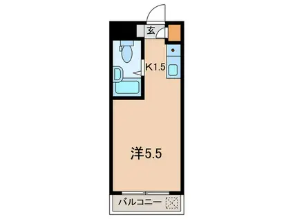 ボーテ日吉シェモア(1K/3階)の間取り写真