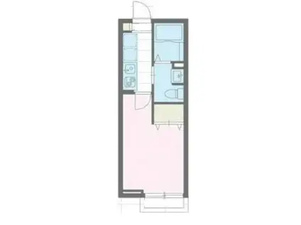 エルスタンザ平和台(1K/2階)の間取り写真