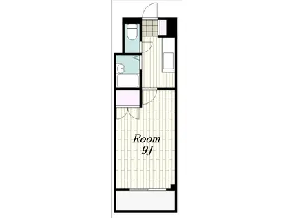 NO.35サーファーズプロジェクト2100小倉駅(1K/4階)の間取り写真