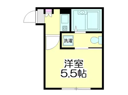 マンチェスターIV(1K/3階)の間取り写真