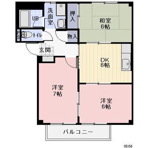 G・RETRIEVER(3DK/2階)の間取り写真