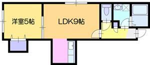 DO SMILE(1LDK/3階)の間取り写真