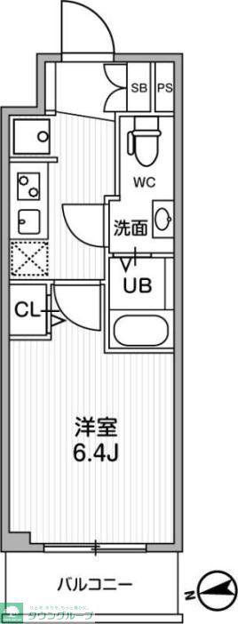 LIME RESIDENCE KITA MATSUDO(1K/3階)の間取り写真