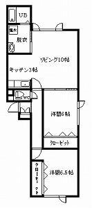 EITO2・8(2LDK/1階)の間取り写真