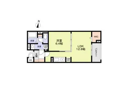 神戸市東灘区深江南町PJ(1LDK/1階)の間取り写真