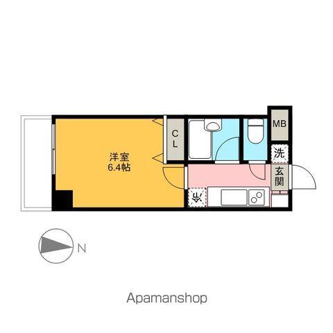 レジディア大島(1K/2階)の間取り写真