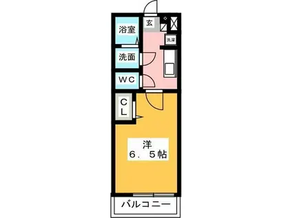 LE CIEL CORT (1K/3階)の間取り写真