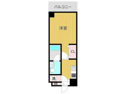 エル・グランジュテ西川口(1K/3階)の間取り写真