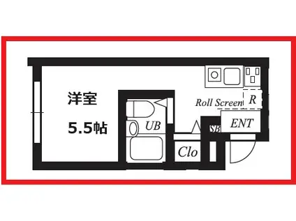 プラチナフォルム上野秋葉原III(ワンルーム/3階)の間取り写真