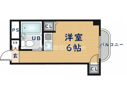 エレメント原宿(ワンルーム/4階)の間取り写真