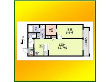 西東京市保谷町1丁目計画(1LDK/2階)の間取り写真