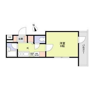 URBAN LINK蒲田(1K/12階)の間取り写真
