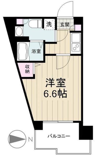 MAXIV西川口AZ TRE(1K/7階)の間取り写真