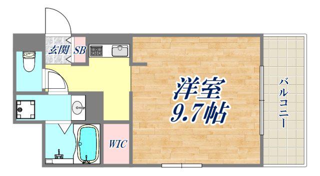 サニーコンフォート(1K/1階)の間取り写真