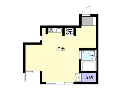 キャッスルプラザ木更津(ワンルーム/5階)の間取り写真