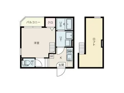 AVENIR上前津(1K/2階)の間取り写真