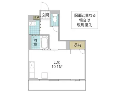 エミネンス(ワンルーム/3階)の間取り写真