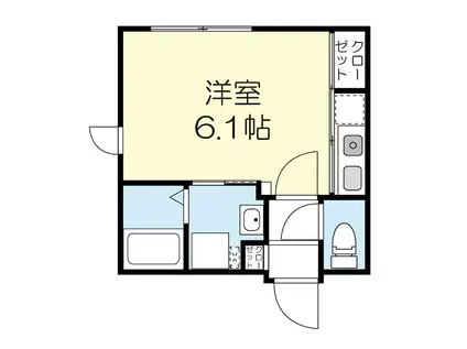 MODULOR中野(ワンルーム/4階)の間取り写真