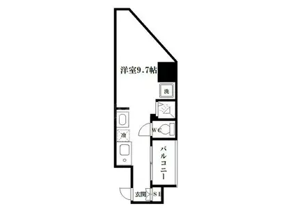 公高貴王ビル(ワンルーム/4階)の間取り写真