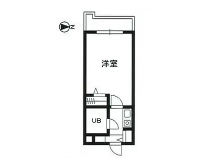 プラティーク池袋(1K/4階)の間取り写真
