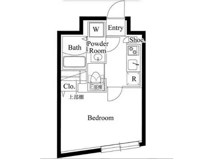 エルファーロ広尾(1K/3階)の間取り写真