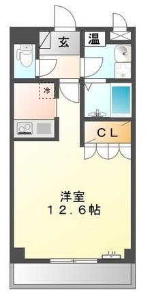 グローベリー日吉(1K/1階)の間取り写真