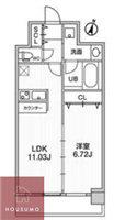 LA DOUCEUR天満(1LDK/11階)の間取り写真