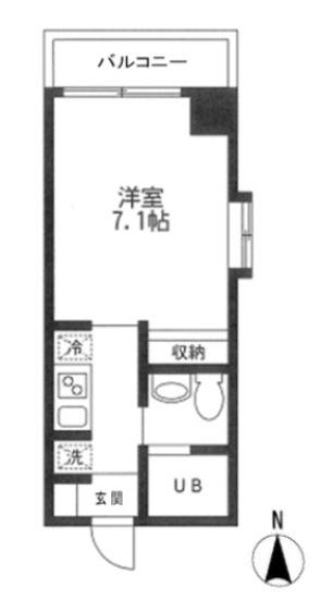 KDXレジデンス御徒町(1K/5階)の間取り写真