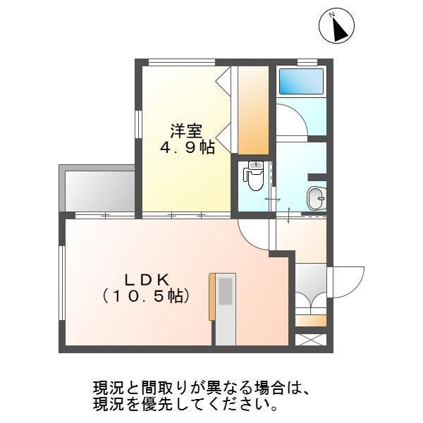パルテナ(1LDK/1階)の間取り写真