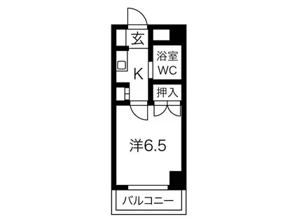 AVORIO上矢田(1K/5階)の間取り写真
