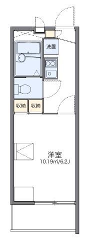 レオパレスパレス猪名寺III(1K/3階)の間取り写真