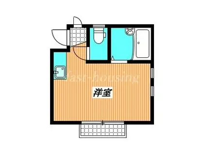 ラ・フェスタ(ワンルーム/2階)の間取り写真