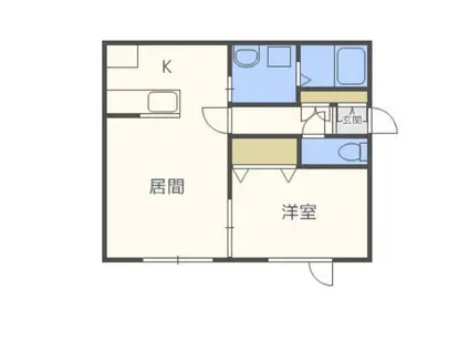 アレックスクラシック(1LDK/1階)の間取り写真