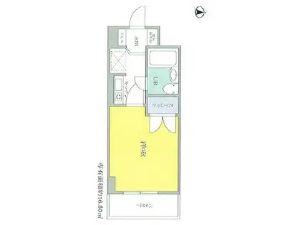 ストーク新丸子弐番館(1K/1階)の間取り写真