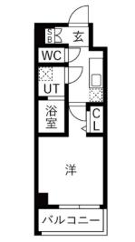 KDXレジデンス成増(1K/2階)の間取り写真