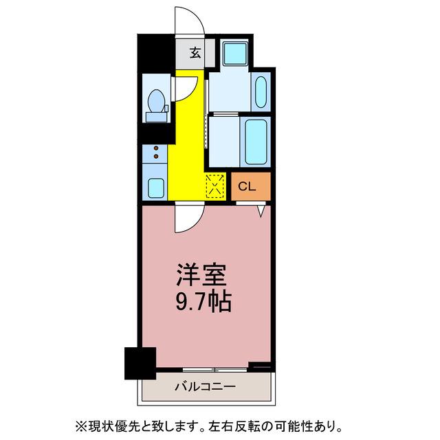 CASA99(1K/10階)の間取り写真