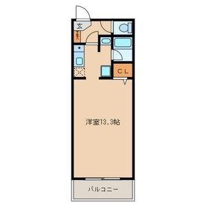 SUN STATE 上飯田(ワンルーム/3階)の間取り写真