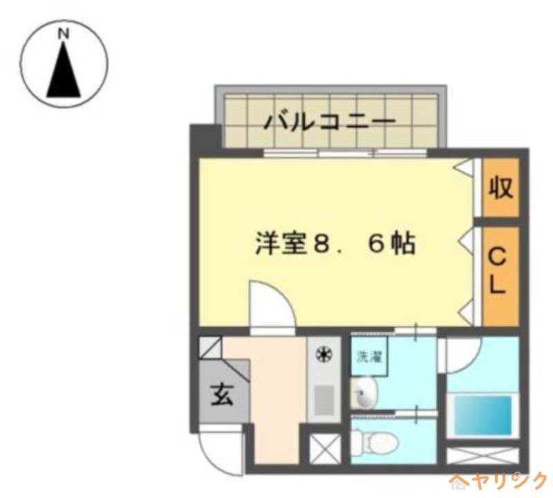 アールズコート本郷(1K/3階)の間取り写真