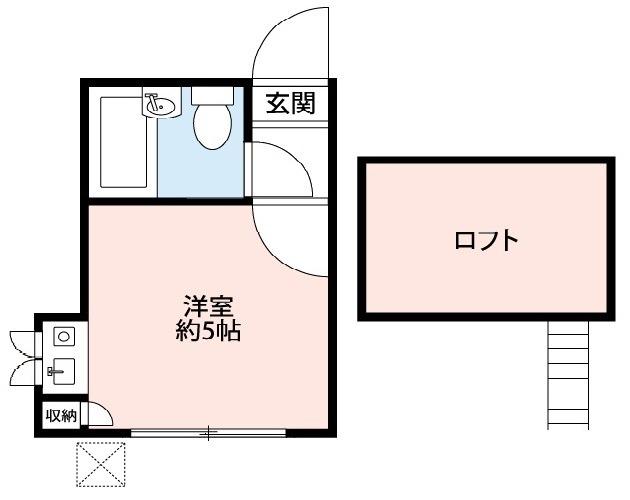 ライフピアリバティ(ワンルーム/1階)の間取り写真