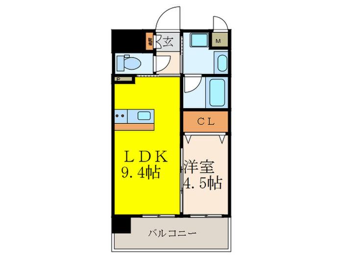 第25関根マンション(1LDK/5階)の間取り写真