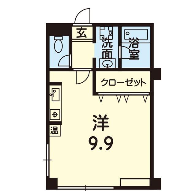 アレグリア小沢(1K/1階)の間取り写真