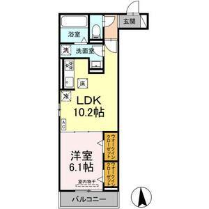 エルドラド(1LDK/3階)の間取り写真