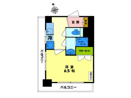 サニーハイツ21(1K/3階)の間取り写真